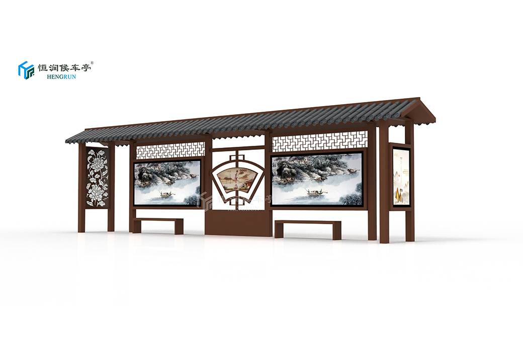 仿古候车亭-023